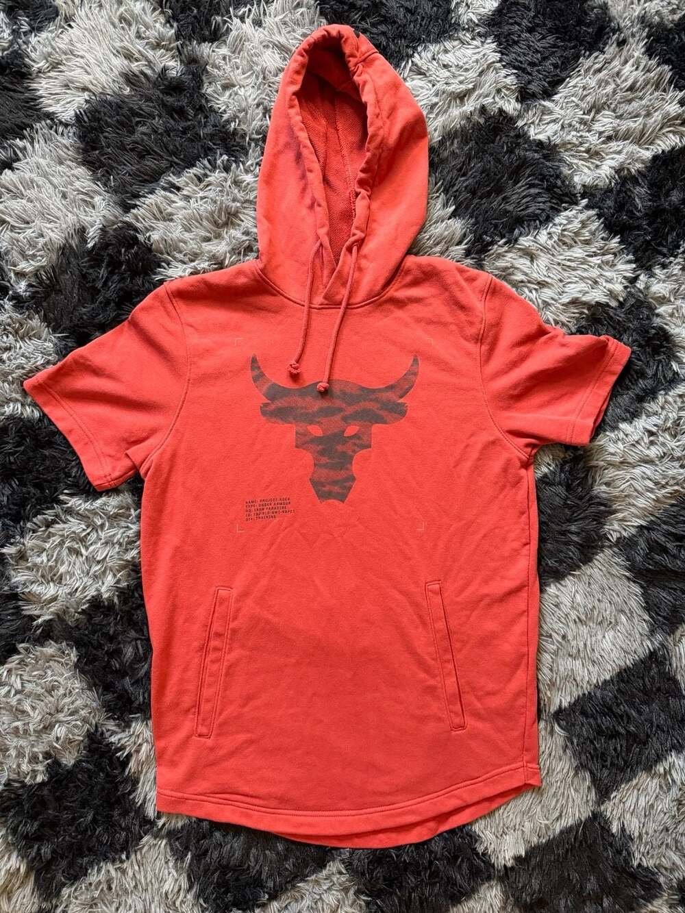 Under Armour Project Rock Short Sleeve Training Hoodie